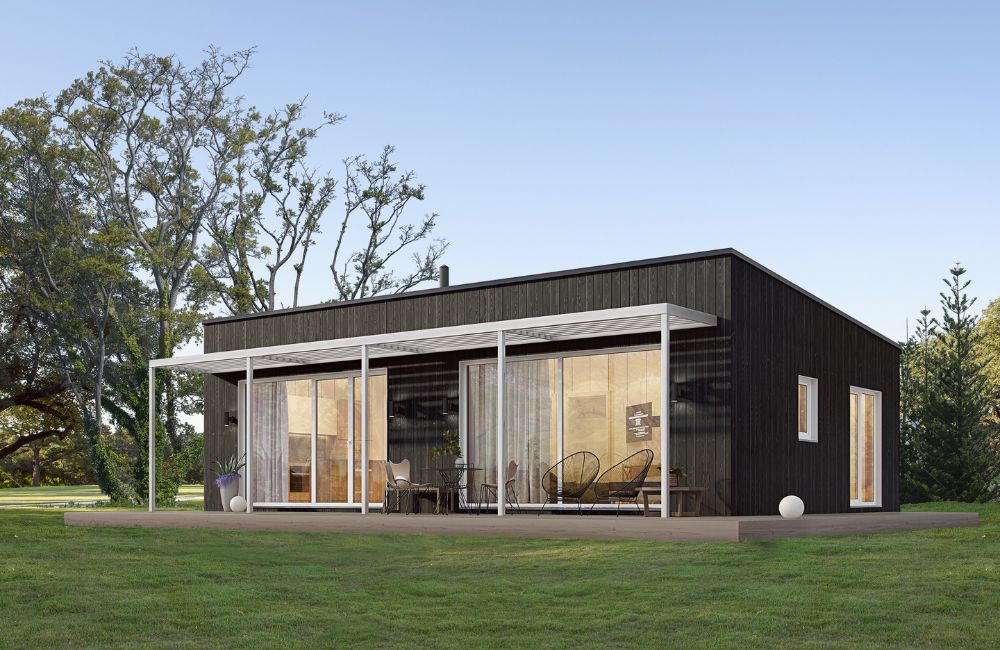 Lasyrmålad svart - NCS RAL 9005+19 900 SEK