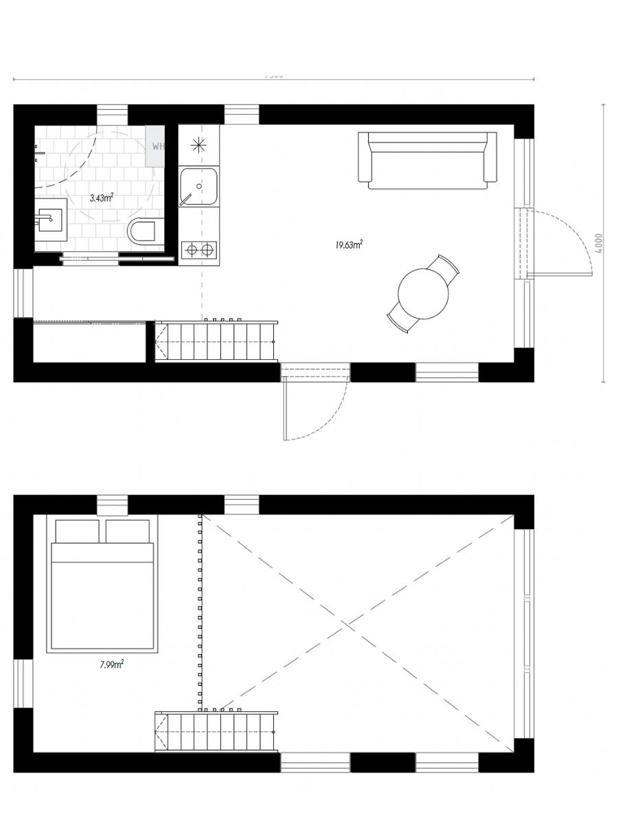 Planlösning B - Spegelvänd+20 000 SEK