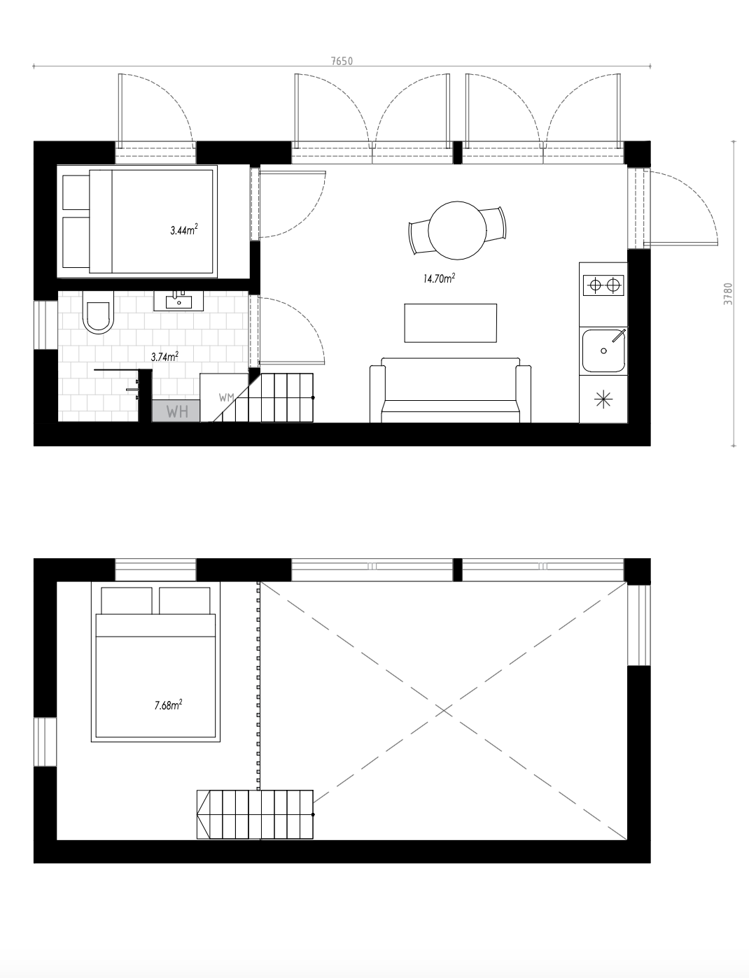 Planlösning B - Spegelvänd +20 000 SEK