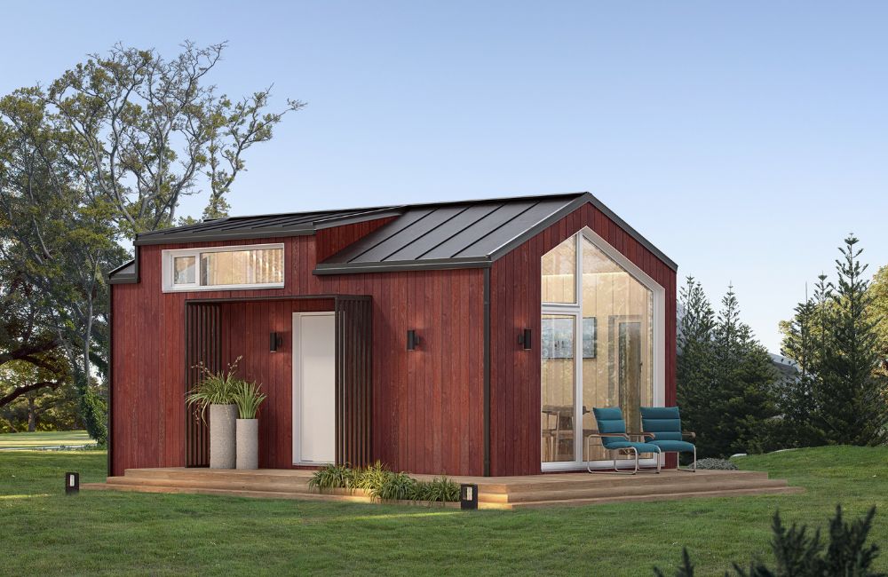 Akrylmålad faluröd - NCS S 5040-Y80R+9 600 SEK