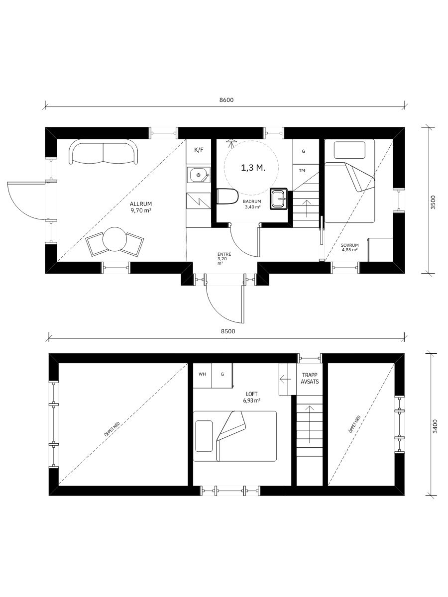 Planlösning A (ingår i grundpris)