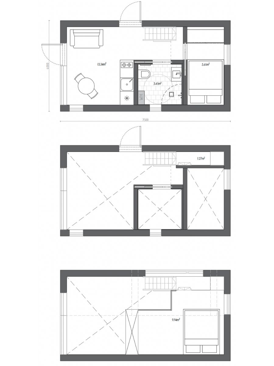 Planlösning A - Spegelvänd (ingår i grundpris)