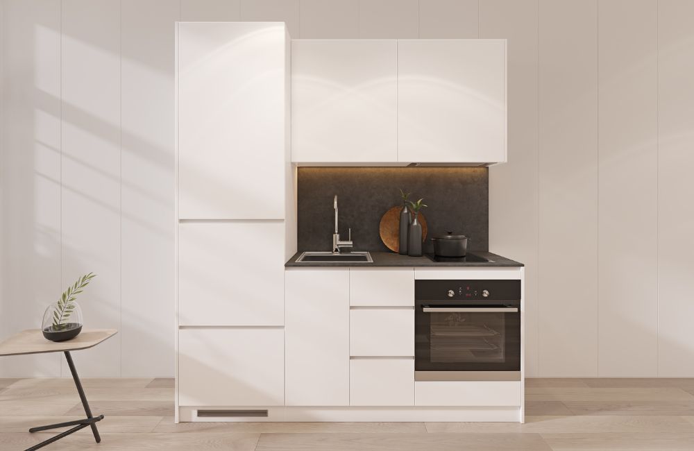 Vitt basutrustat kök(Ingår i grundpris)