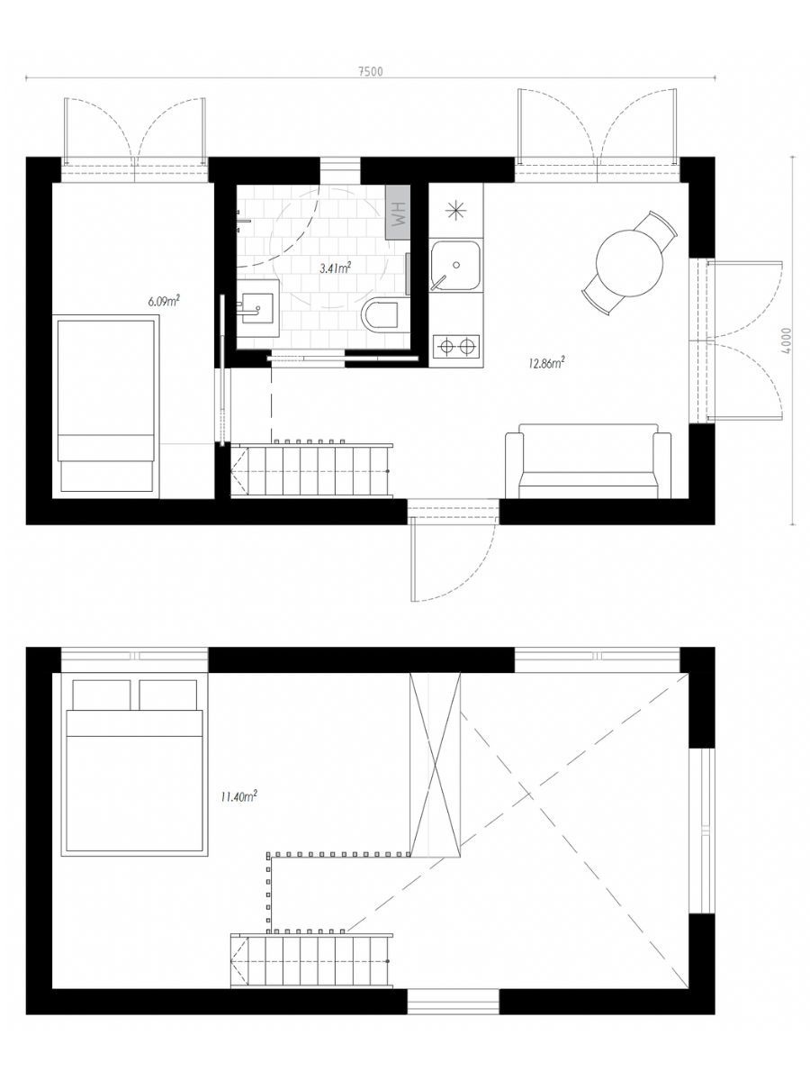 Planlösning B - Spegelvänd+50 000 SEK